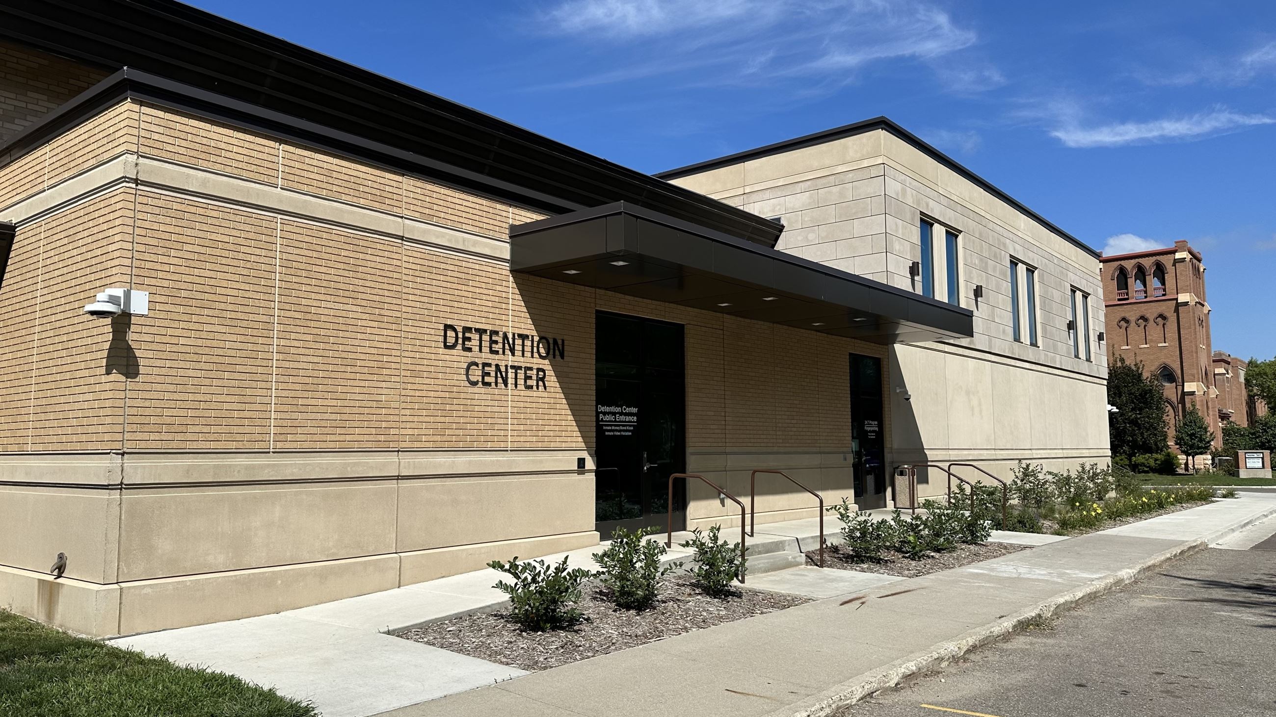 Picture of Detention Center Entrances in Summer